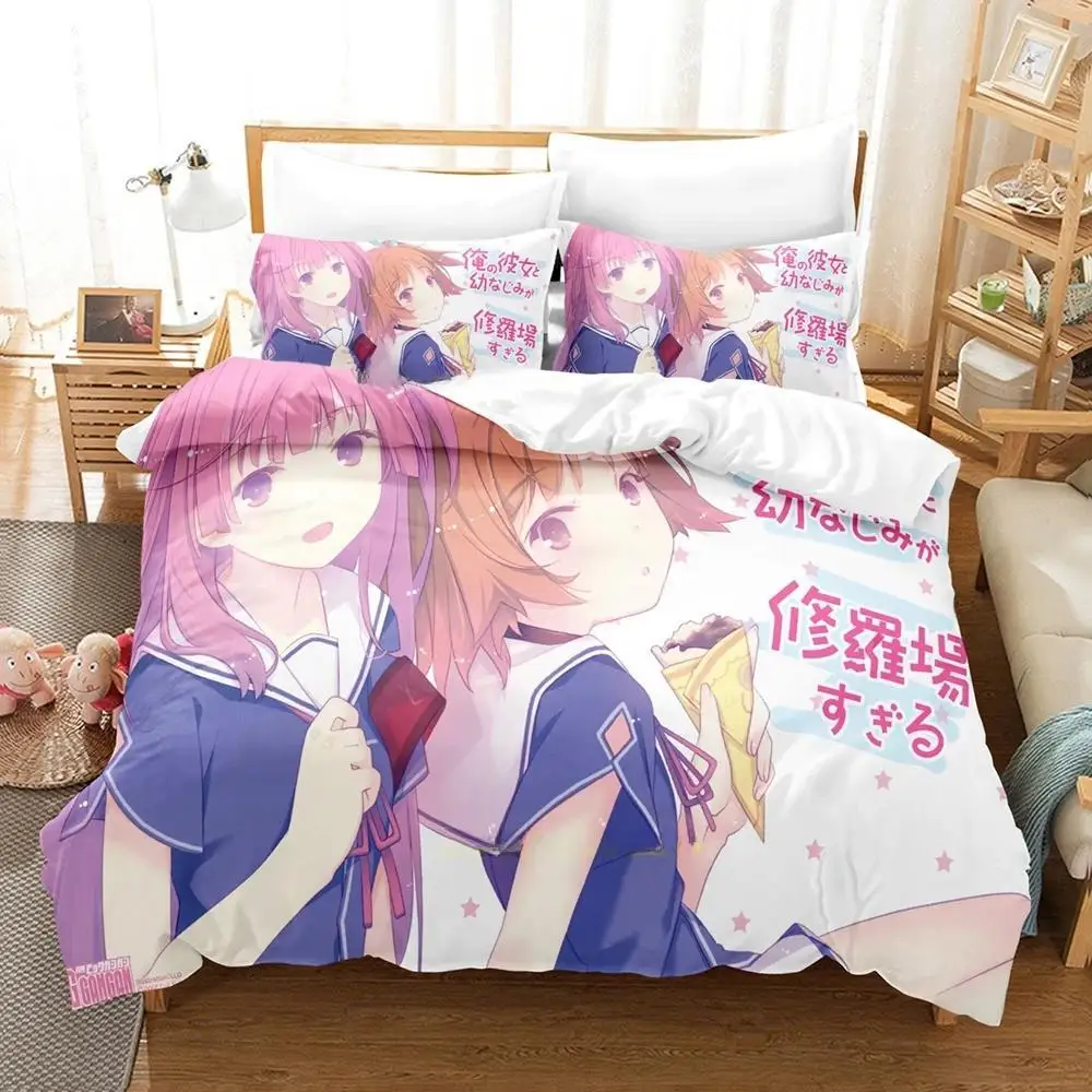 Fashion 3D Print Kawaii Girls OreShura Bedding Set Cartoon Anime three-piece Set Adult Kid Bedroom Duvet Cover Sets Home Textile
Fashion 3D Print Kawaii Girls OreShura Bedding Set Cartoon Anime three-piece Set Adult Kid Bedroom Duvet Cover Sets Home Textile