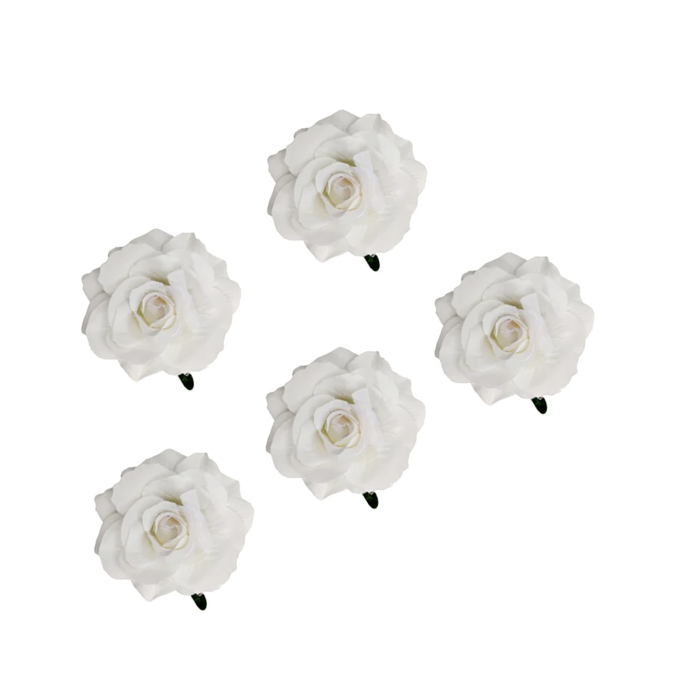 5 Pcs Rose Shape Hair Clips Lightweight Durable Accessories Brooches Dual Use Headwear Chic Distinctive Christmas Party Hairpins
5 Pcs Rose Shape Hair Clips Lightweight Durable Accessories Brooches Dual Use Headwear Chic Distinctive Christmas Party Hairpins