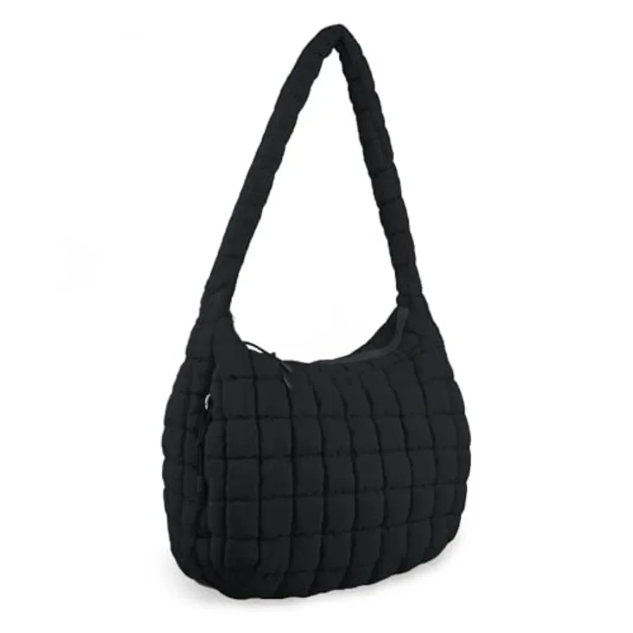 Quilted Puffer Tote Bag Purse Puffy Crossbody Shoulder Bag, Lightweight Nylon Hobo Bag Puffer Carryall Bag for Women Girl
Quilted Puffer Tote Bag Purse Puffy Crossbody Shoulder Bag, Lightweight Nylon Hobo Bag Puffer Carryall Bag for Women Girl