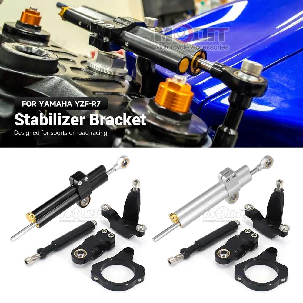 Для YAMAHA YZF R7 YZF-R7 2021 2022 2023, новые аксессуары для мотоциклов с ЧПУ, кронштейн стабилизатора рулевого демпфера, монтажный комплект
Для YAMAHA YZF R7 YZF-R7 2021 2022 2023, новые аксессуары для мотоциклов с ЧПУ, кронштейн стабилизатора рулевого демпфера, монтажный комплект