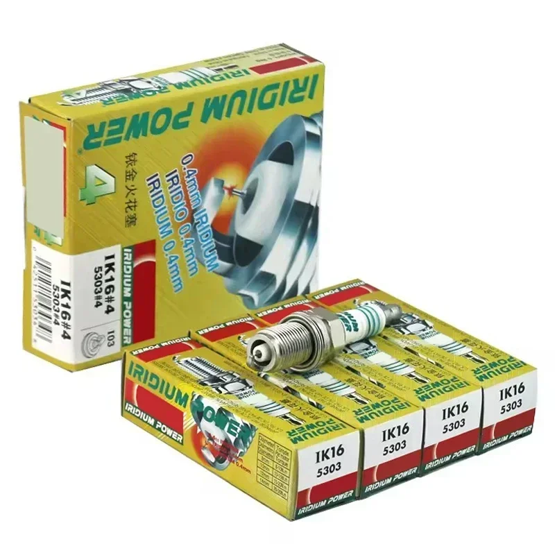 Iridium Spark Plug 5303 IK16 Candles for HYUNDAI TOYOTA MITSUBISHI KIA LAND ROVER MAZDA MERCEDES-BENZ JAGUAR SUZUKI CHRYSLER
Iridium Spark Plug 5303 IK16 Candles for HYUNDAI TOYOTA MITSUBISHI KIA LAND ROVER MAZDA MERCEDES-BENZ JAGUAR SUZUKI CHRYSLER