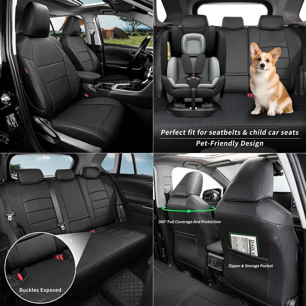 2026 Rav4 Seat Covers Custom Fit for 2026 Toyota Rav4 Hybrid SE,XSE amp PHEV GR Sport SUV,Full Set Luxury Waterproof Leather Ca
2026 Rav4 Seat Covers Custom Fit for 2026 Toyota Rav4 Hybrid SE,XSE amp PHEV GR Sport SUV,Full Set Luxury Waterproof Leather Ca