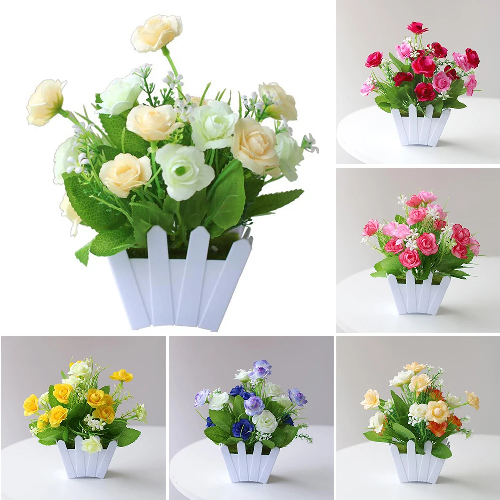 Artificial Potted Flowers Fake False Plants Outdoor Garden Home In Pot Decor 13*15cm Indoor Decoration Artificial Flowers Plants
Artificial Potted Flowers Fake False Plants Outdoor Garden Home In Pot Decor 13*15cm Indoor Decoration Artificial Flowers Plants