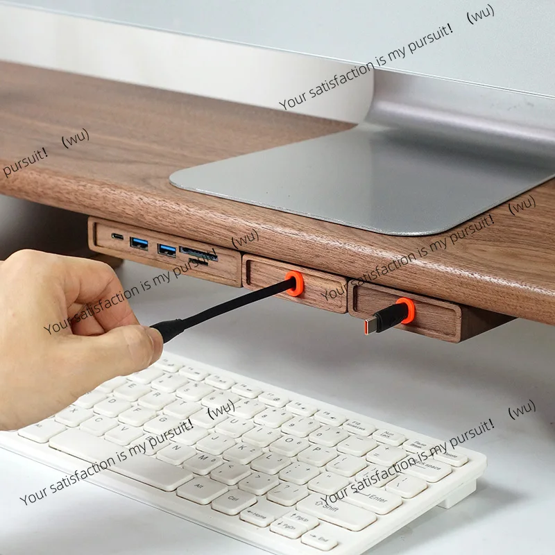 Computer riser accessories charging cables, self-adhesive cable organizers with solid wood surfaces, cable clips
Computer riser accessories charging cables, self-adhesive cable organizers with solid wood surfaces, cable clips