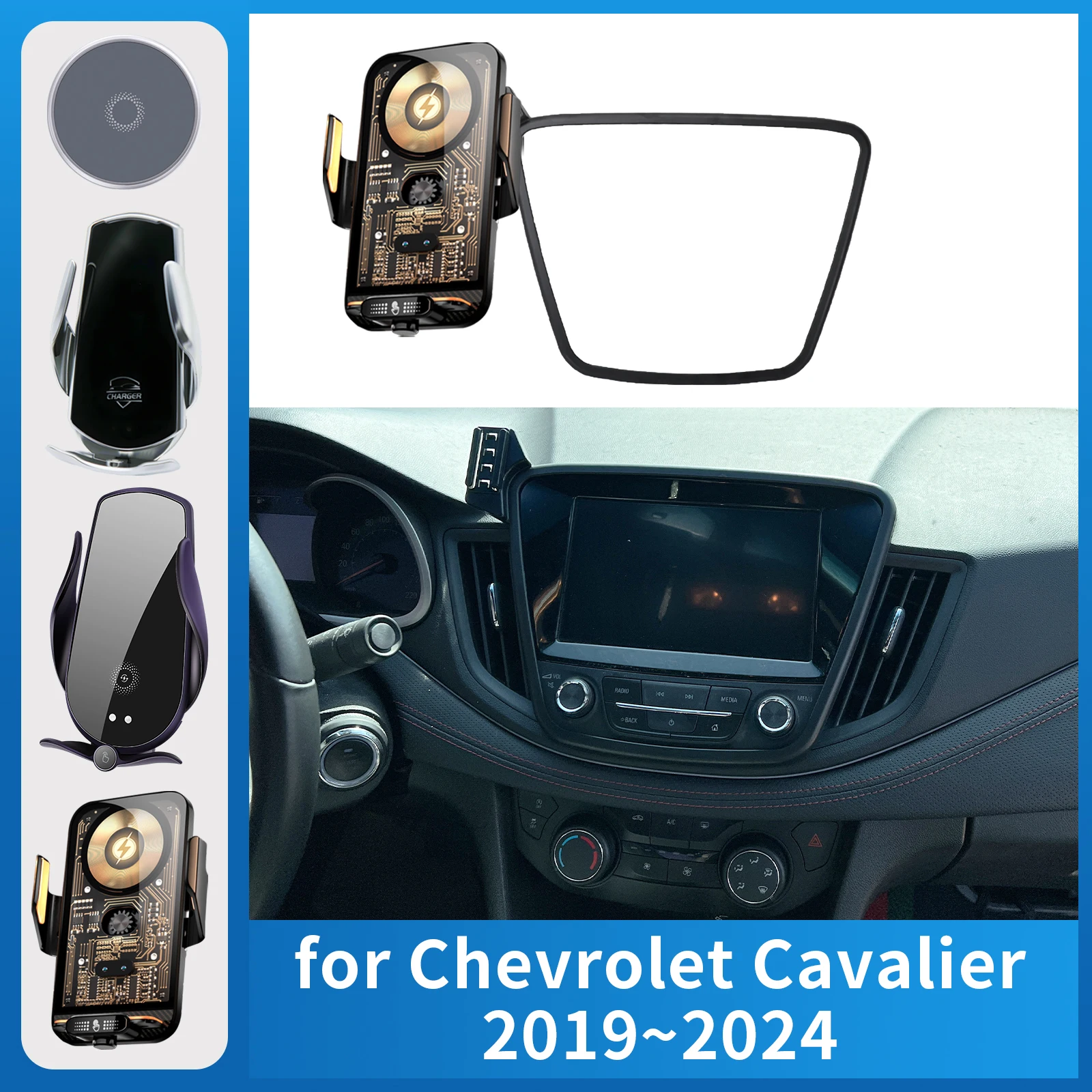 Автомобильный держатель мобильного телефона для Chevrolet Cavalier 2019 ~ 2024 зарядный GPS кронштейн навигационная подставка автоаксессуары
Автомобильный держатель мобильного телефона для Chevrolet Cavalier 2019 ~ 2024 зарядный GPS кронштейн навигационная подставка автоаксессуары