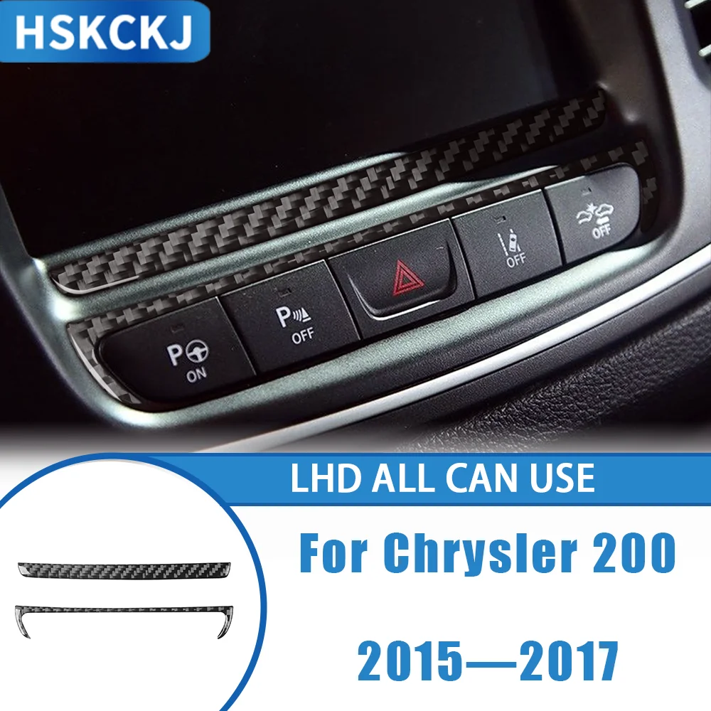 Carbon Fiber Car Accessories Central CD Radio Panel Decals Interior Cover Tirm Sticker Modification For Chrysler 200 2015—2017
Carbon Fiber Car Accessories Central CD Radio Panel Decals Interior Cover Tirm Sticker Modification For Chrysler 200 2015—2017