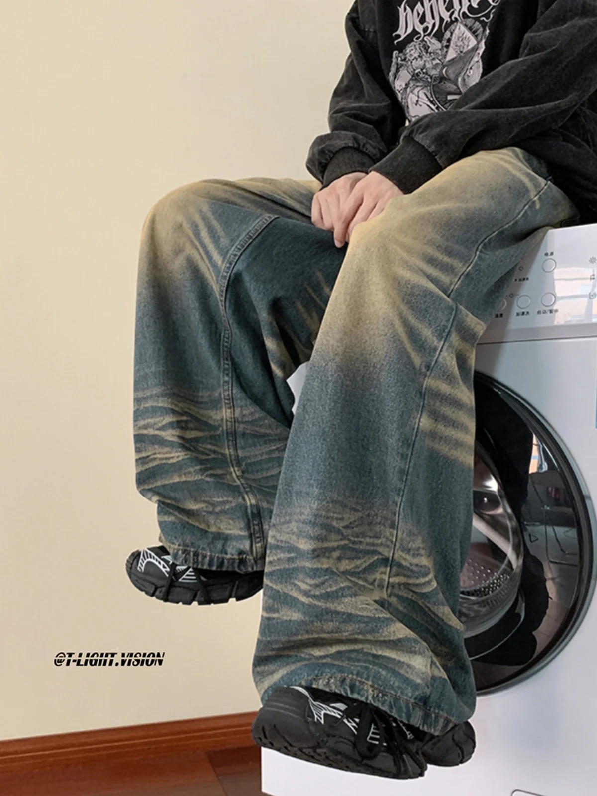 Мужские джинсы в стиле хип-хоп, модные, американские, ретро, с эффектом потертости, свободные, широкие штанины, весна-осень
Мужские джинсы в стиле хип-хоп, модные, американские, ретро, с эффектом потертости, свободные, широкие штанины, весна-осень