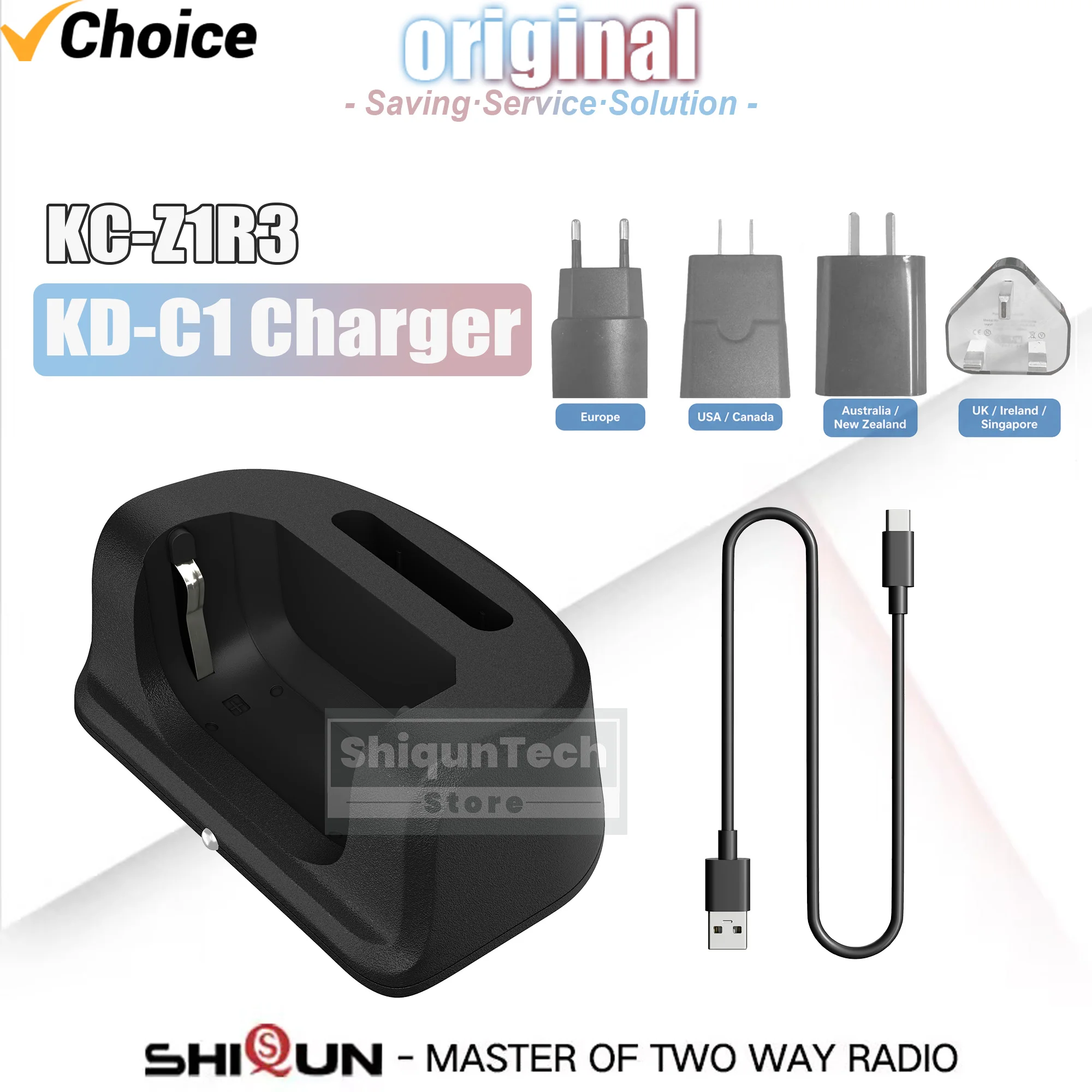 KD-C2 Base Charger KD-C1 Desktop Charger Fast Charging Compatible with RT22 RT-10 ZS-B1 LT-316 TD-M8 Split-Type EU/US/UK/AU Plug
KD-C2 Base Charger KD-C1 Desktop Charger Fast Charging Compatible with RT22 RT-10 ZS-B1 LT-316 TD-M8 Split-Type EU/US/UK/AU Plug