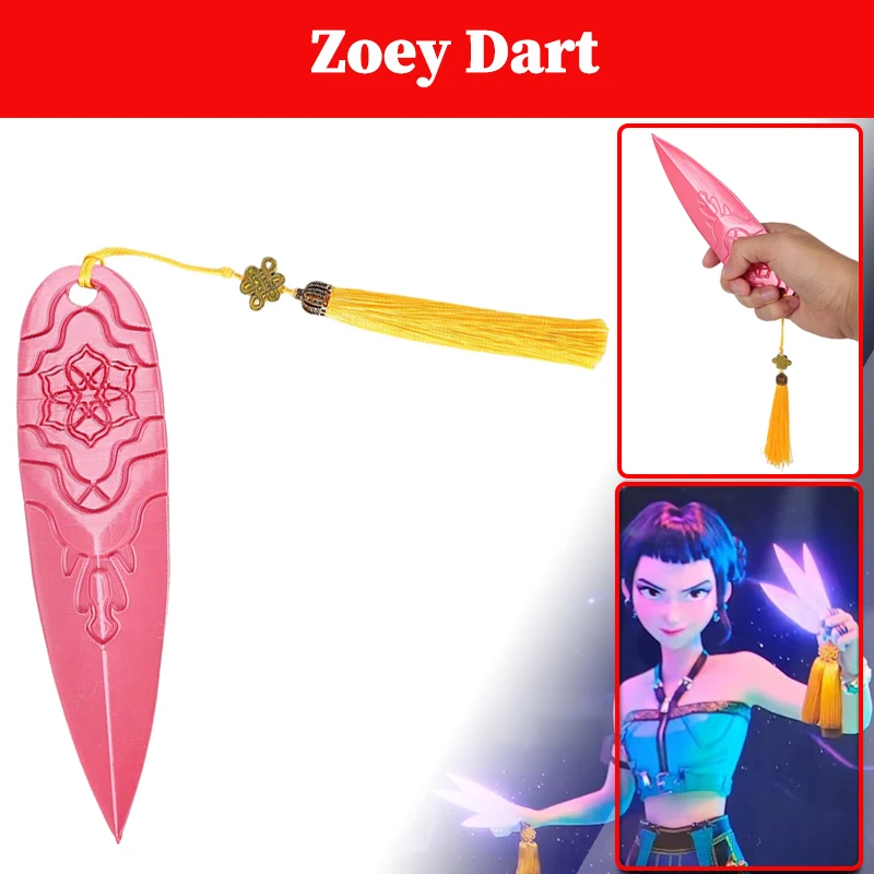 Demons Hunter KPop Zoey Dart Cosplay Boomerang Costume Accessories Women 3D Printed Arms Weapoons Gifts Halloween Suit Props
Demons Hunter KPop Zoey Dart Cosplay Boomerang Costume Accessories Women 3D Printed Arms Weapoons Gifts Halloween Suit Props