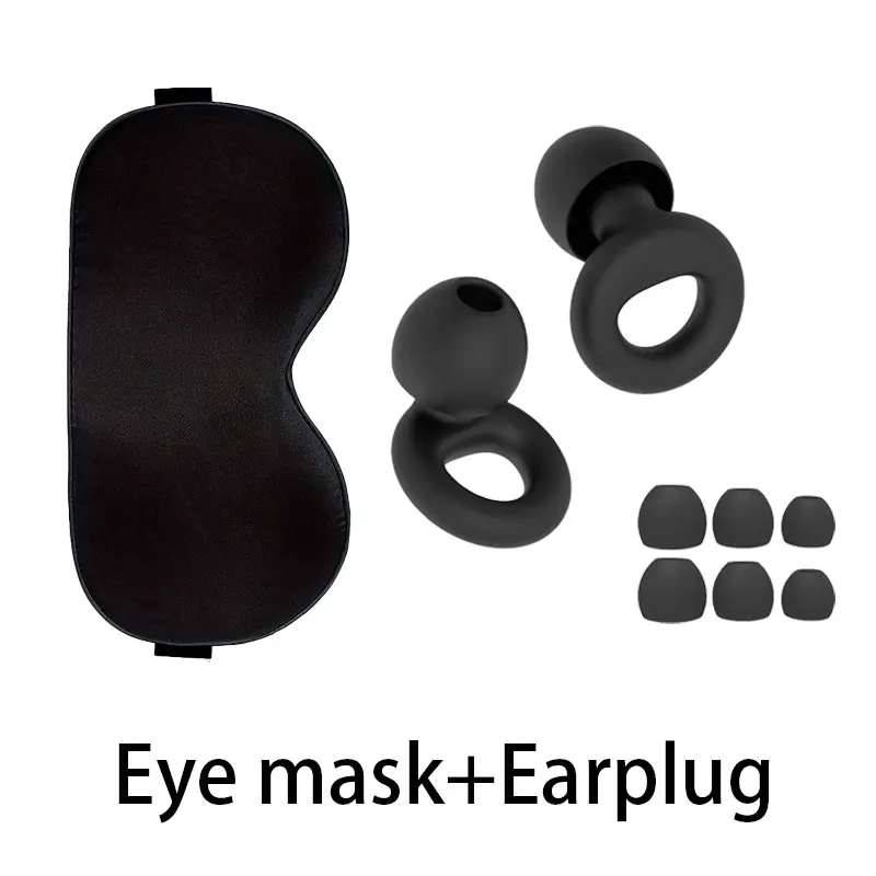 HUAK Soft Sleep Set Eye Mask + Silicone Ear Plugs Noise Reduction Eye Shading Cover Quiet Earplug For Sleeping Travel
HUAK Soft Sleep Set Eye Mask + Silicone Ear Plugs Noise Reduction Eye Shading Cover Quiet Earplug For Sleeping Travel