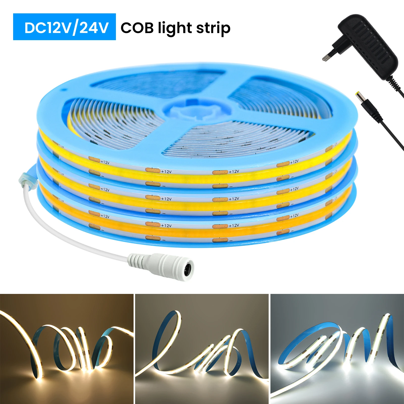 480 светодиодов/м COB Strip DC 12 В 24 В Белый 3000 К 4000 К 6000 К IP21 Высокая плотность RA90 Гибкая ленточная веревка Светодиодный светильник 0,5 м 1 м 5 м 10 м
480 светодиодов/м COB Strip DC 12 В 24 В Белый 3000 К 4000 К 6000 К IP21 Высокая плотность RA90 Гибкая ленточная веревка Светодиодный светильник 0,5 м 1 м 5 м 10 м
