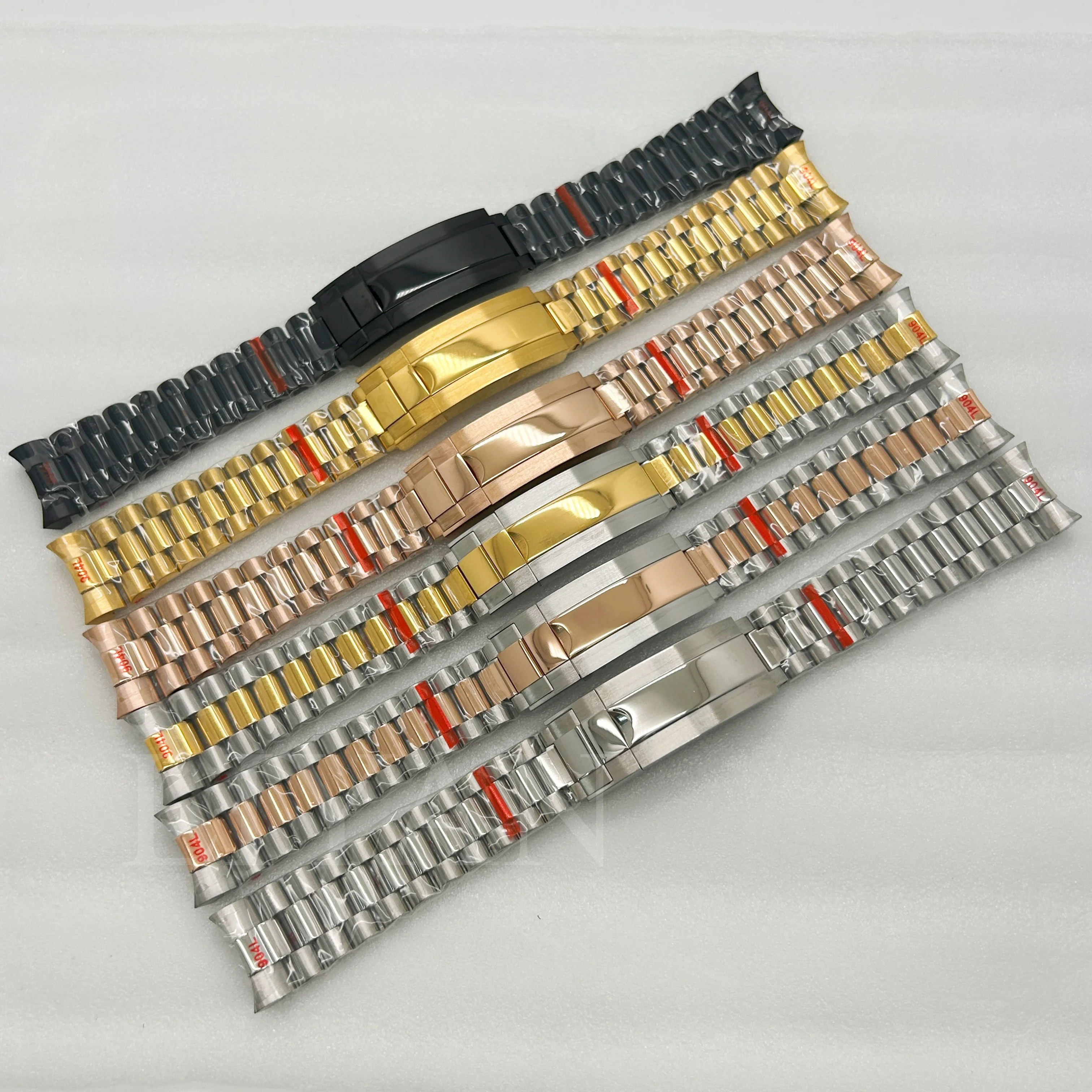 Gold 20MM Presidential Bracelet 316L Stainless Steel Glide Lock Clasp Wristband for Seiko Daytona Submarine DateJust GMT Watch
Gold 20MM Presidential Bracelet 316L Stainless Steel Glide Lock Clasp Wristband for Seiko Daytona Submarine DateJust GMT Watch