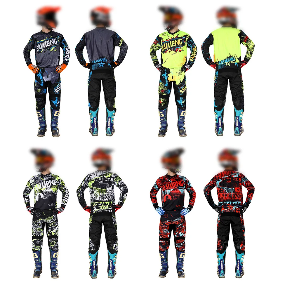 Off-road clothes Mens Kits Women's Motocross Jersey Pant Kits mountain Downhill MX MTB Combo ATV BMX
Off-road clothes Mens Kits Women's Motocross Jersey Pant Kits mountain Downhill MX MTB Combo ATV BMX
