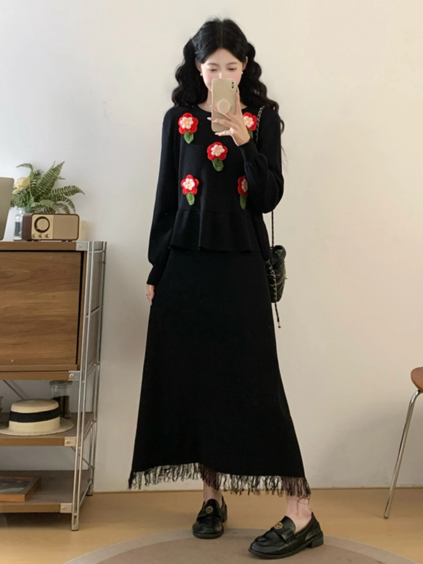 Spring Autumn plus Size Women's Knitted Top And Dress Two Piece Set Fashionable Casual Commute Style round Neck Long Sleeve
Spring Autumn plus Size Women's Knitted Top And Dress Two Piece Set Fashionable Casual Commute Style round Neck Long Sleeve