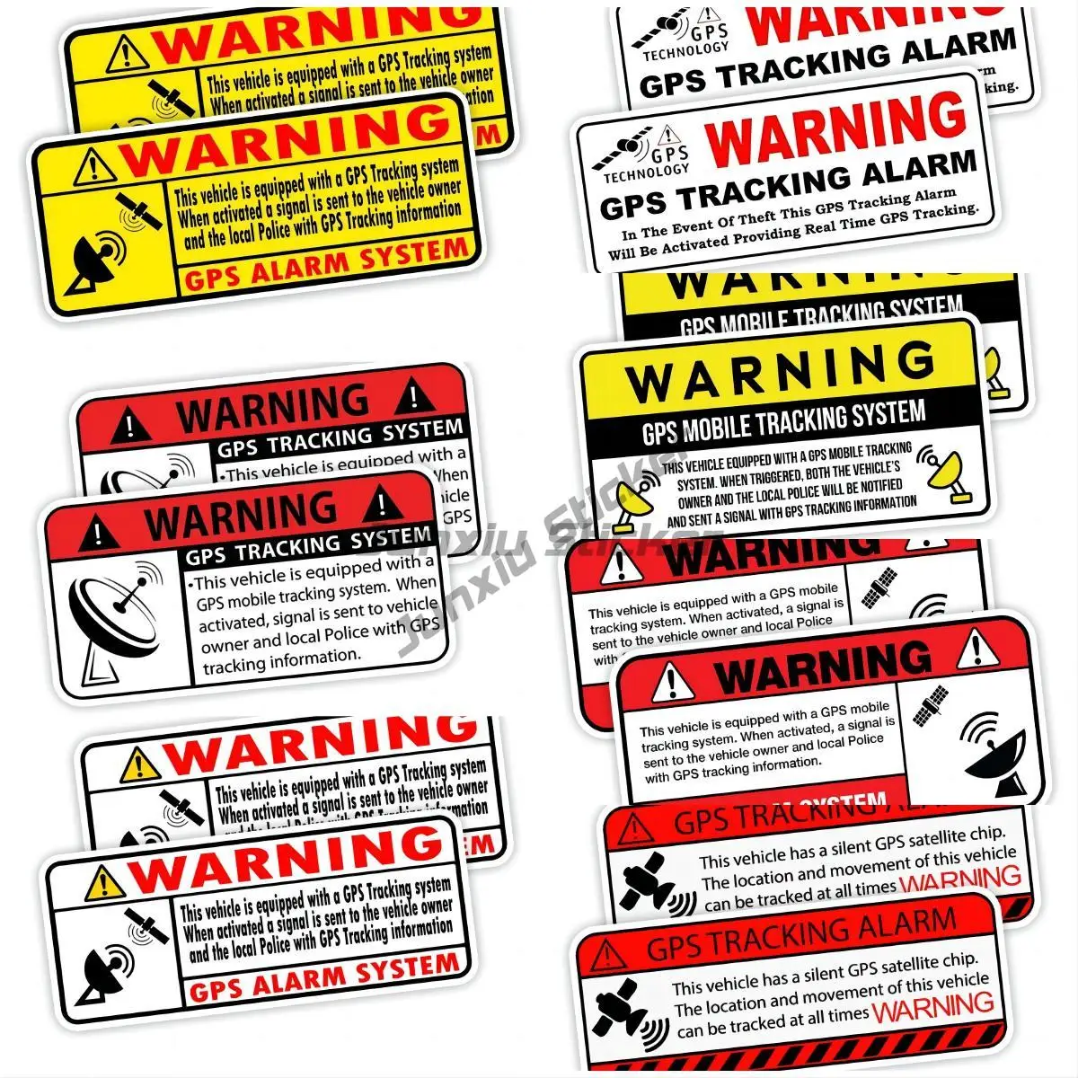 2 PCS Warning GPS Alarm System Sticker on The Car Vinyl Decal Waterproof Decoration Car Stickers
2 PCS Warning GPS Alarm System Sticker on The Car Vinyl Decal Waterproof Decoration Car Stickers