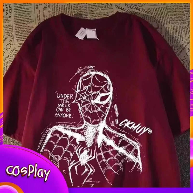 Футболка «Человек-паук», мужская рубашка из чистого хлопка с короткими рукавами, летняя персонализированная модная мужская и женская футболка, детская одежда, подарок
Футболка «Человек-паук», мужская рубашка из чистого хлопка с короткими рукавами, летняя персонализированная модная мужская и женская футболка, детская одежда, подарок