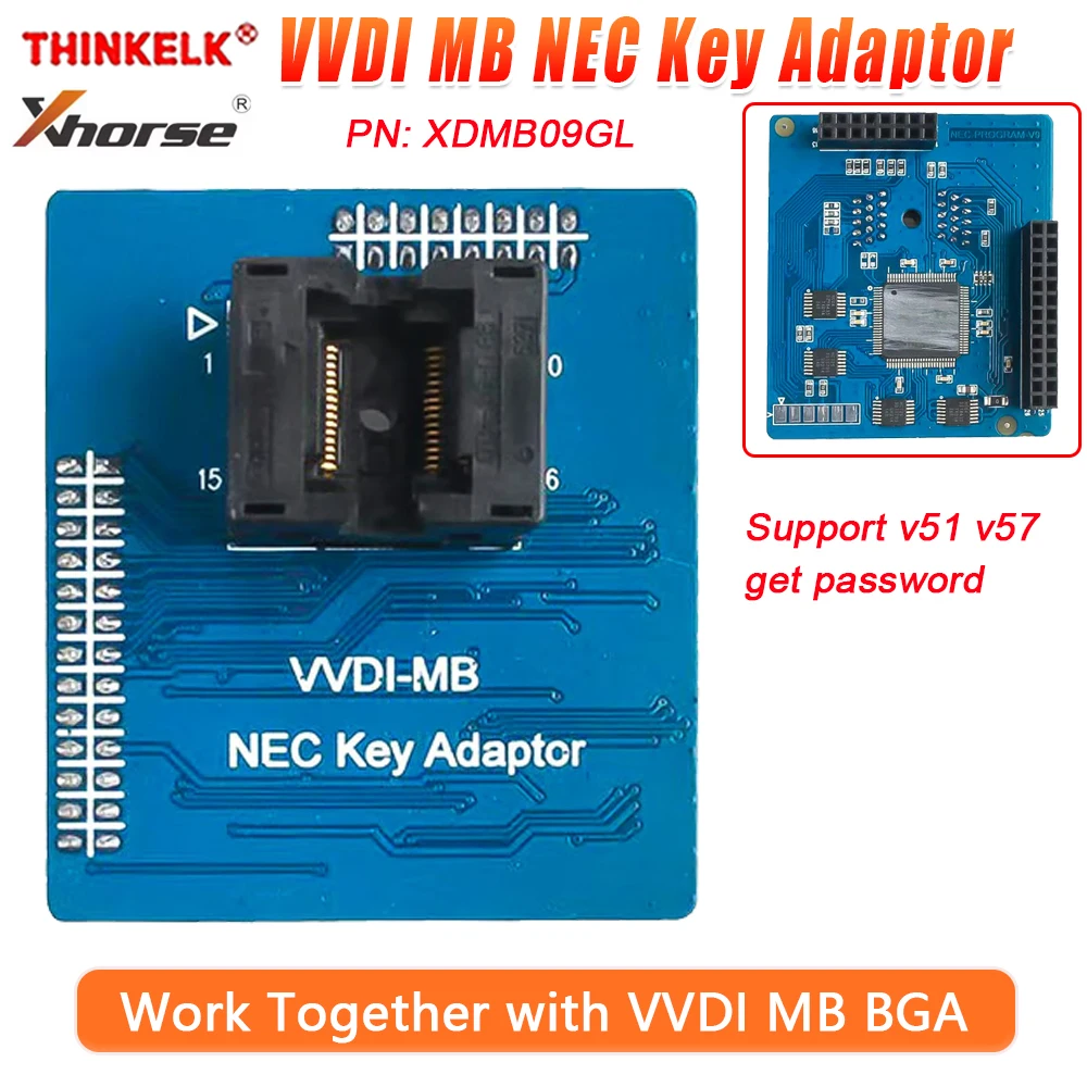 Xhorse VVDI MB NEC Key Adaptor Work With VVDI MB BGA Renew / Write New Key File Support v51 v57 get password XDMB09GL
Xhorse VVDI MB NEC Key Adaptor Work With VVDI MB BGA Renew / Write New Key File Support v51 v57 get password XDMB09GL