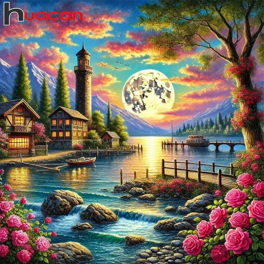 Huacan алмазная живопись новый дом роза цветок луна пейзаж полная круглая квадратная алмазная мозаика домашняя спальня настенная живопись
Huacan алмазная живопись новый дом роза цветок луна пейзаж полная круглая квадратная алмазная мозаика домашняя спальня настенная живопись