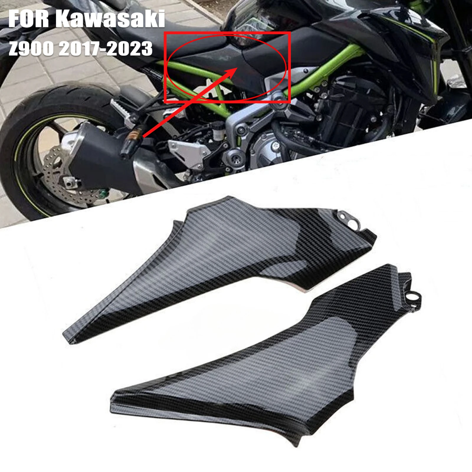 For Kawasaki Z900 2017-2023 Leather Seat Lower Side Panel Fairing Motorcycle Seat Bottom Side Cowl Fairing Replacement Parts
For Kawasaki Z900 2017-2023 Leather Seat Lower Side Panel Fairing Motorcycle Seat Bottom Side Cowl Fairing Replacement Parts