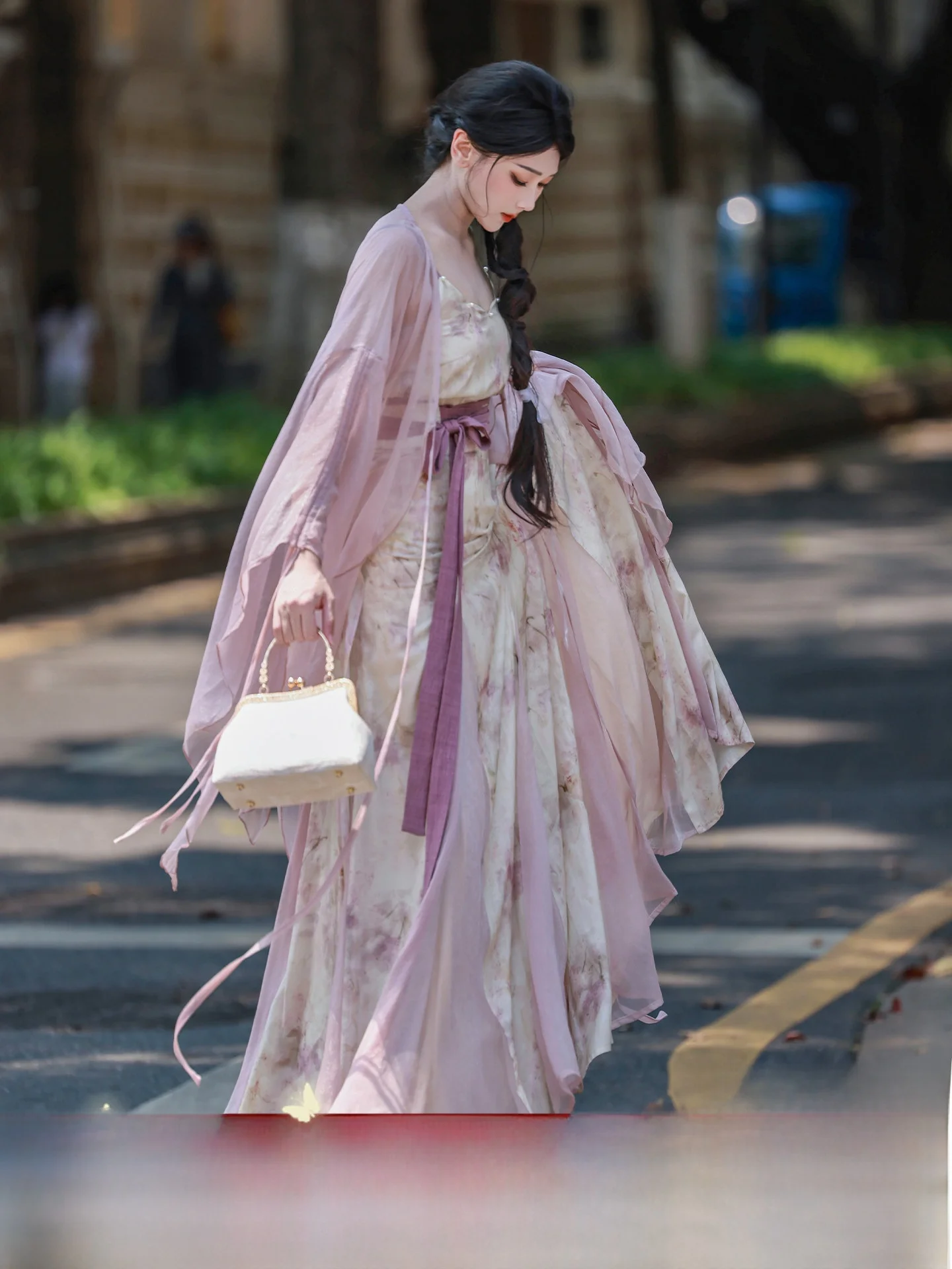 Ele Fairy-Like ter Ne Tulle Skirt with Ruffle Sves And Petal Collar Hanfu Sle Soft And Gentle Women's Dr
Ele Fairy-Like ter Ne Tulle Skirt with Ruffle Sves And Petal Collar Hanfu Sle Soft And Gentle Women's Dr