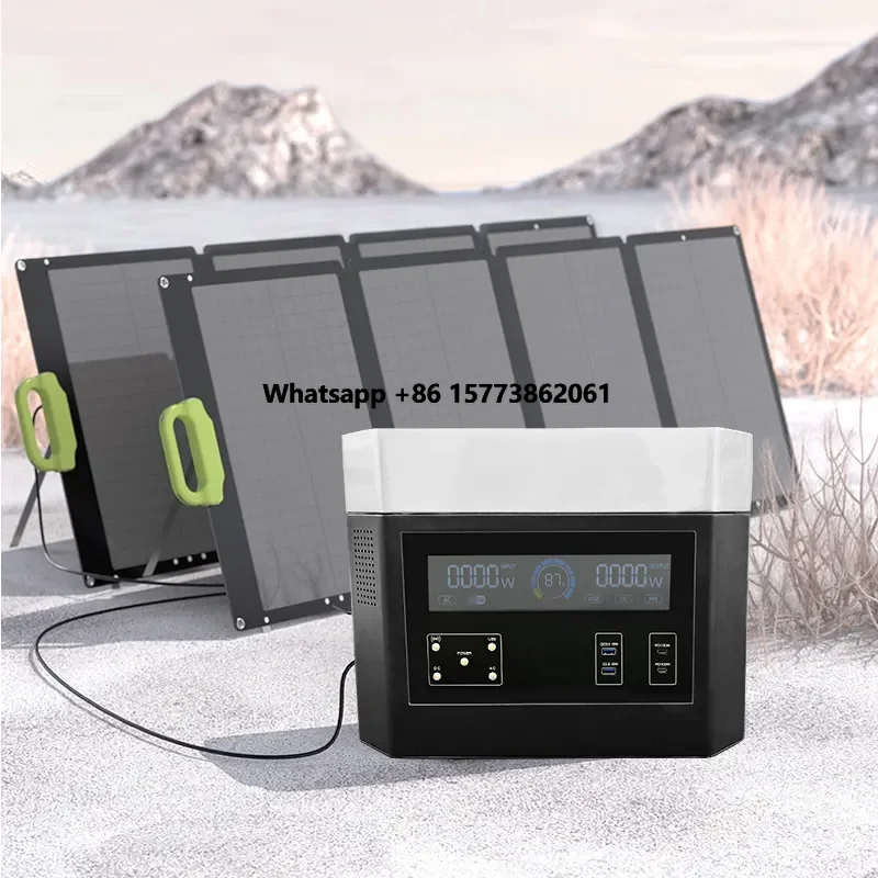 Portable 2000W Outdoor Power Bank Multi-function Station USB Type-C Charging Port Travel-friendly Solar Panels
Portable 2000W Outdoor Power Bank Multi-function Station USB Type-C Charging Port Travel-friendly Solar Panels