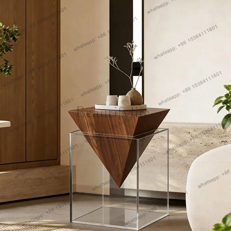 Italian minimalist acrylic square transparent table legs small apartment sofa coffee table
Italian minimalist acrylic square transparent table legs small apartment sofa coffee table