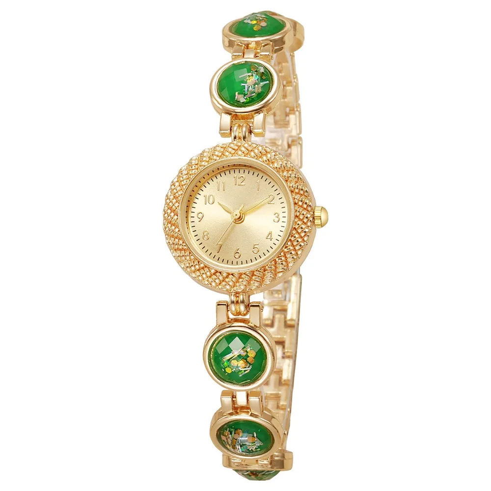 Gold Rhinestone-Inlaid Ladies Quartz Watch Green Jewelry Rhinestone Oval Bracelet Luxury Quartz Watch Heart Bracelet
Gold Rhinestone-Inlaid Ladies Quartz Watch Green Jewelry Rhinestone Oval Bracelet Luxury Quartz Watch Heart Bracelet