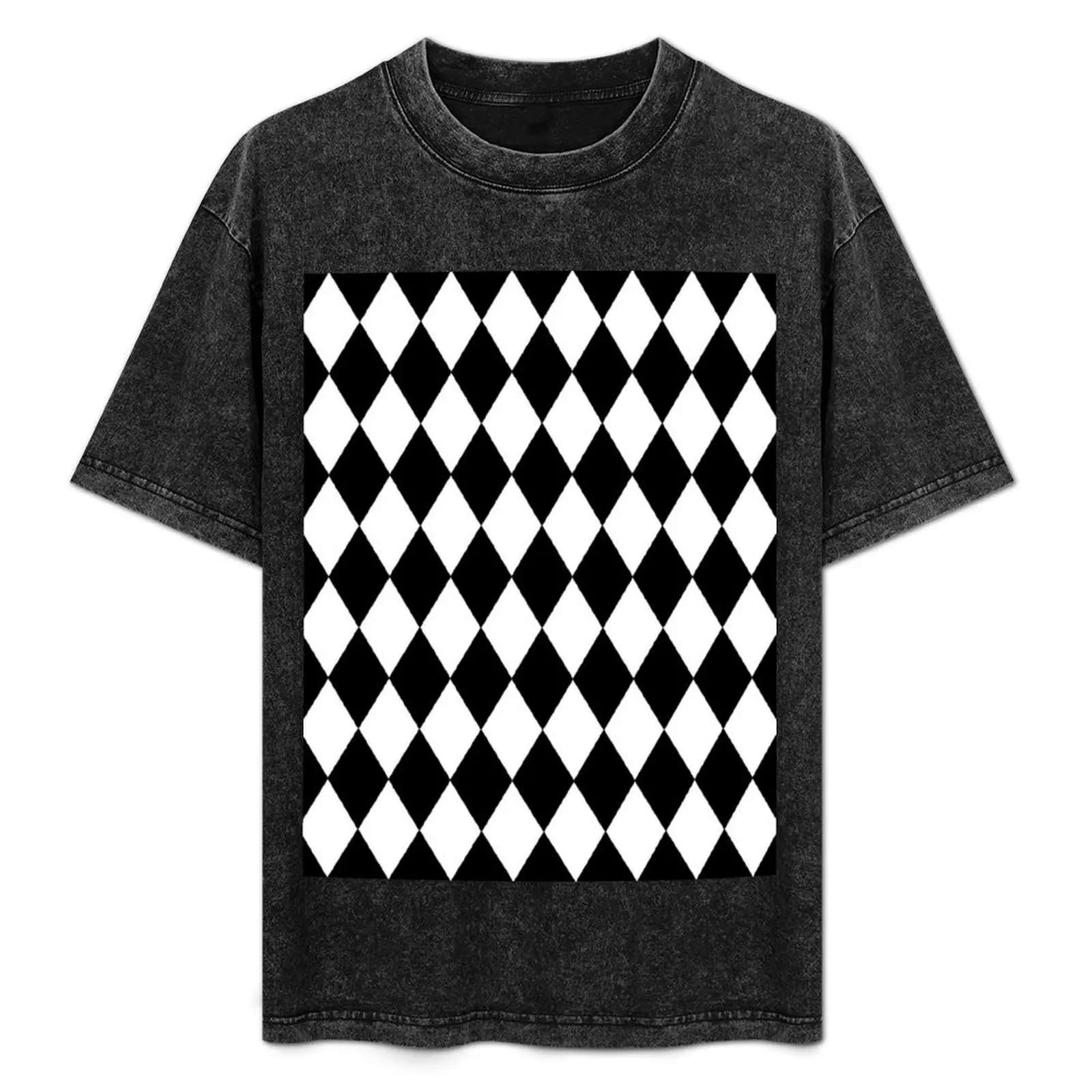 Black and White Harlequin Pattern T-Shirt Christmas Theme Tee Top
Black and White Harlequin Pattern T-Shirt Christmas Theme Tee Top