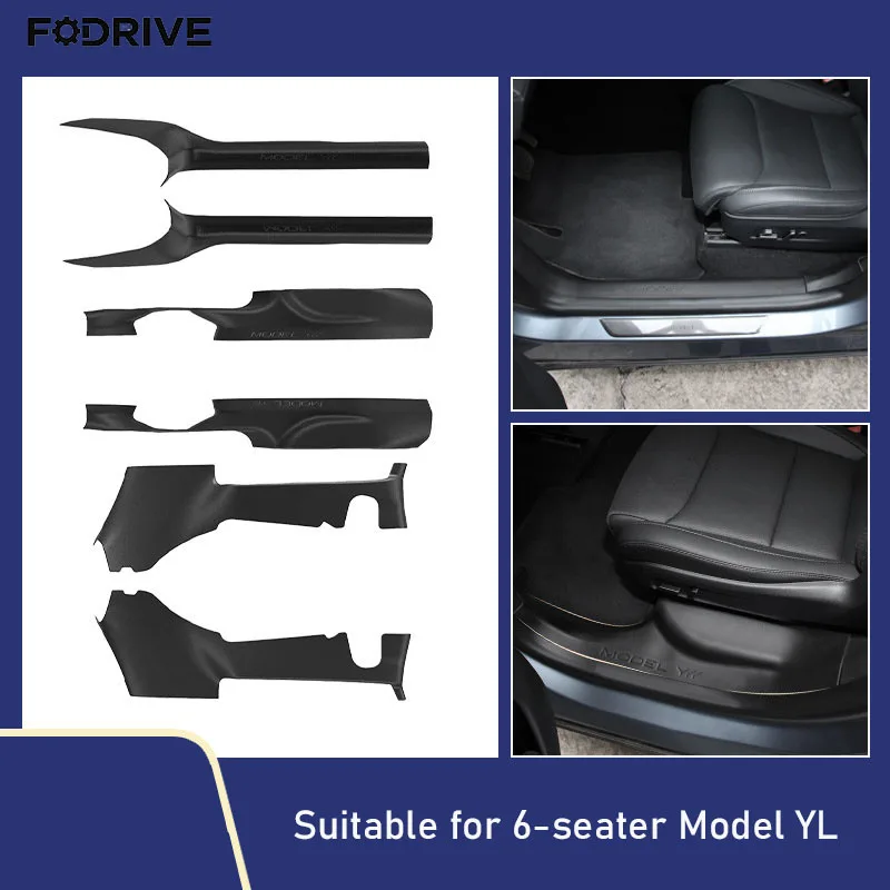 2 6 PCS For Tesla Model YL 2026 TPE Front Rear Door Sill Protector Threshold Strip Waterproof Anti-kick Guard Panel Accessorie
2 6 PCS For Tesla Model YL 2026 TPE Front Rear Door Sill Protector Threshold Strip Waterproof Anti-kick Guard Panel Accessorie