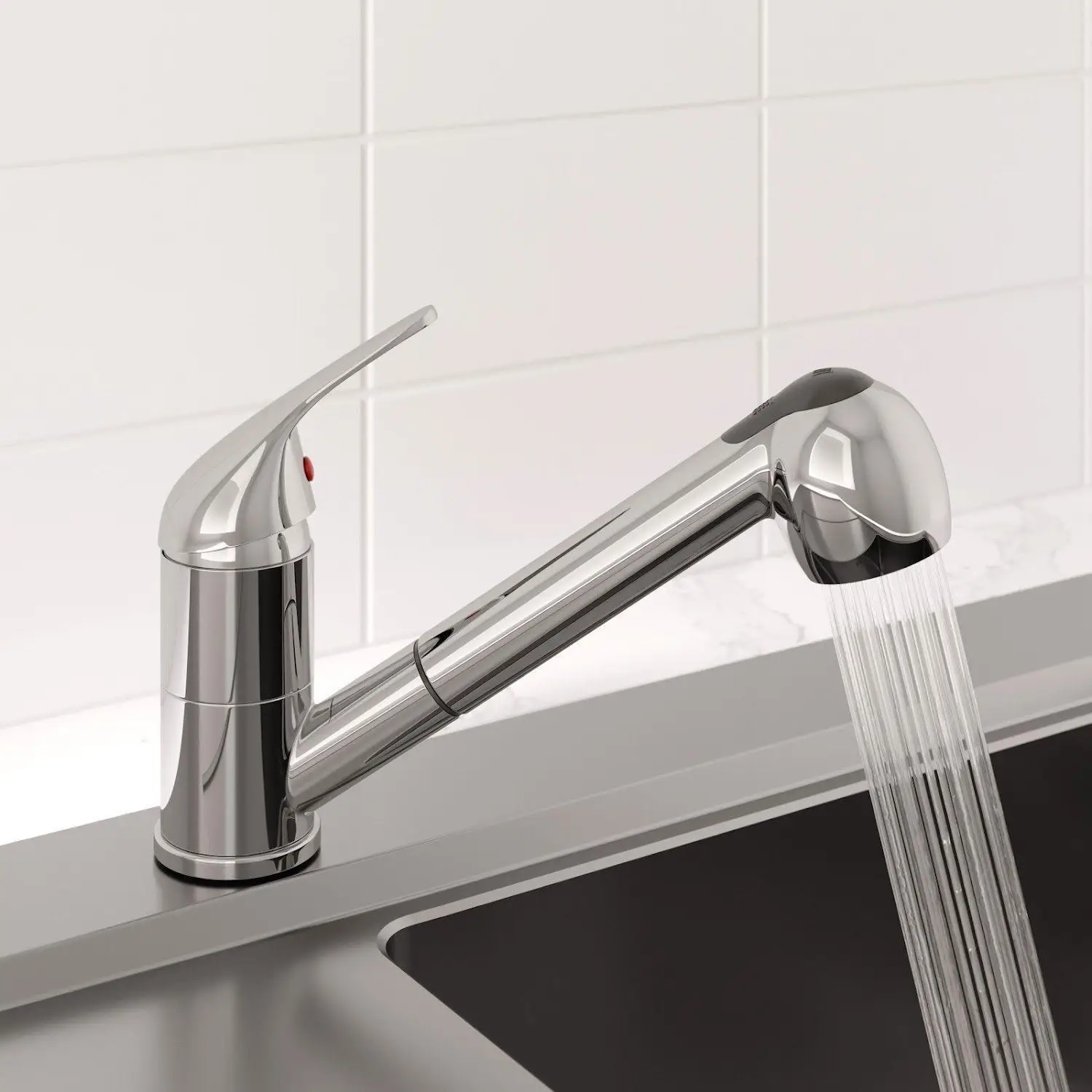 Kitchen Sink Faucet Cold Hot Mixer Tap Deck Mounted Swivel Tap Polished Chrome Plated Sprayer Single Handle Bathroom Faucet
Kitchen Sink Faucet Cold Hot Mixer Tap Deck Mounted Swivel Tap Polished Chrome Plated Sprayer Single Handle Bathroom Faucet