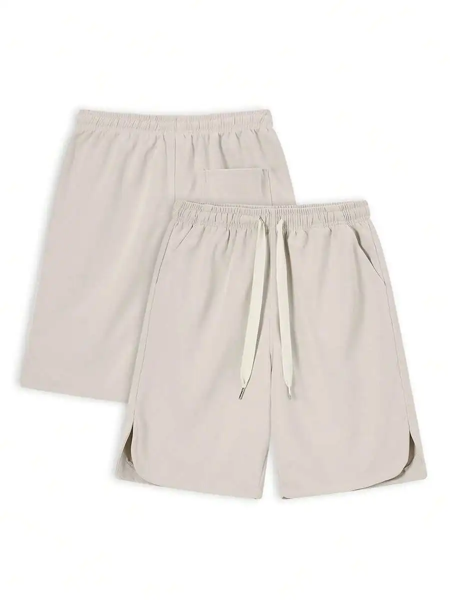 Mens Casual Sports Shorts Elastic Waist Drawstring Loose Fit Solid Color For Outdoor Travel Fitness Yoga
Mens Casual Sports Shorts Elastic Waist Drawstring Loose Fit Solid Color For Outdoor Travel Fitness Yoga