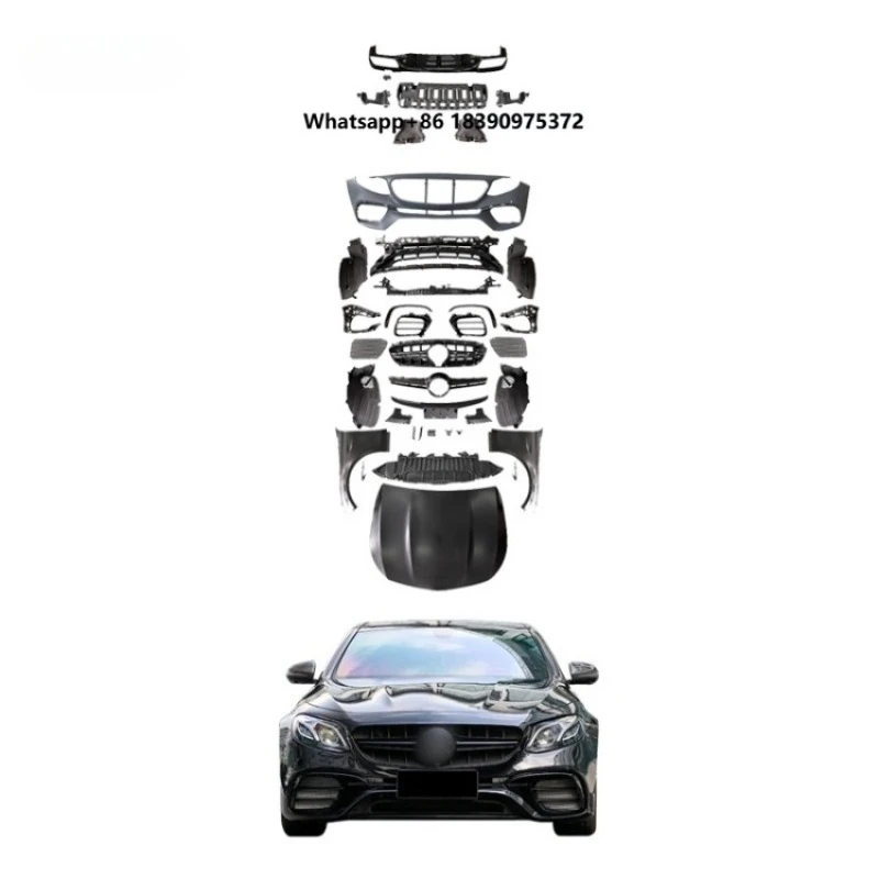 17-20 for E-Class W213 Early to Late Model E63 AMG Wide Body Surround Kit Upgrade Front Rear Bumpers
17-20 for E-Class W213 Early to Late Model E63 AMG Wide Body Surround Kit Upgrade Front Rear Bumpers
