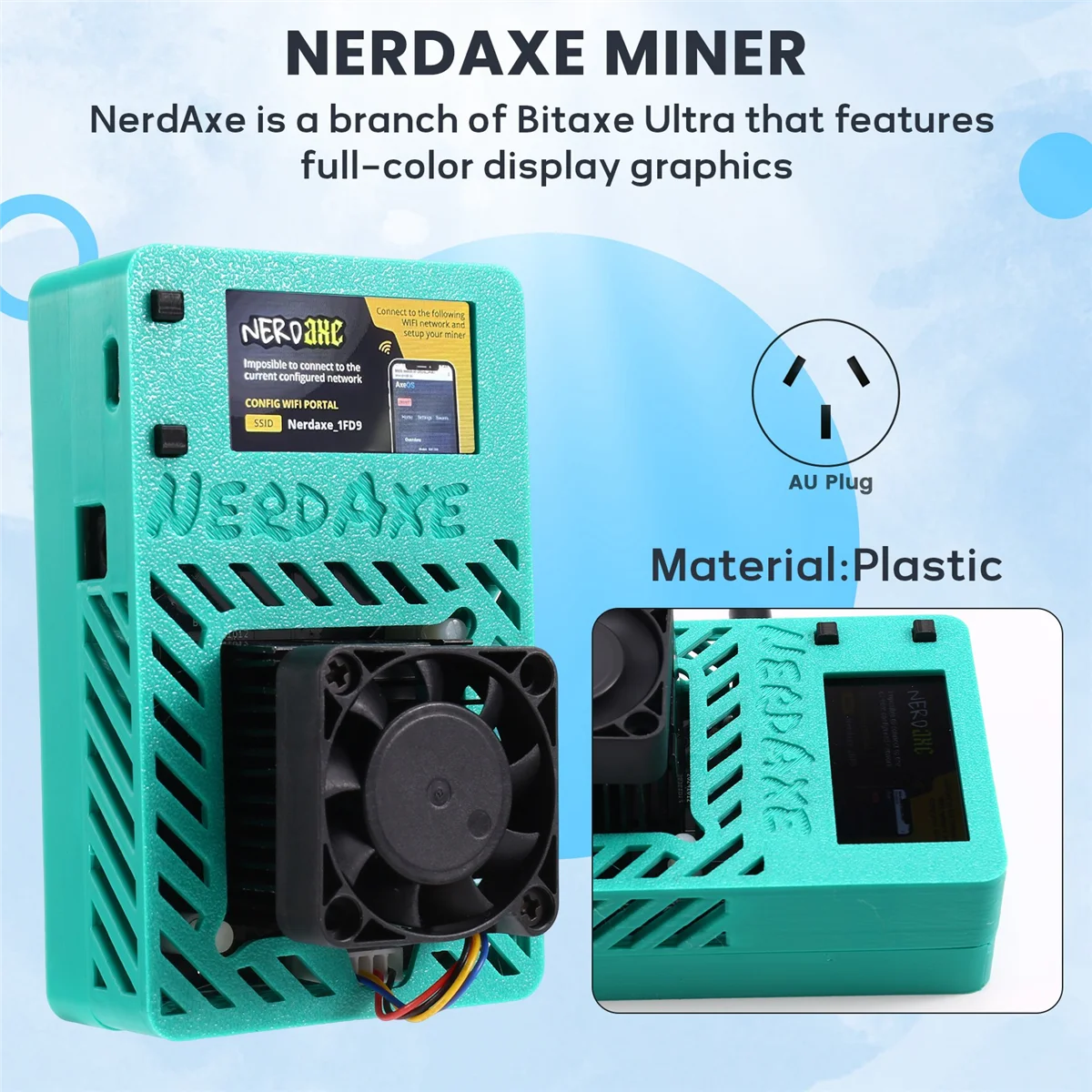 Посмотрите здесь! !NerdAxe Bitaxe Miner 500Gh/S BM1366 ASIC Chip NerdMiner Лотерейный майнер Solo Lottery BTC Miner AU PLUG
Посмотрите здесь! !NerdAxe Bitaxe Miner 500Gh/S BM1366 ASIC Chip NerdMiner Лотерейный майнер Solo Lottery BTC Miner AU PLUG