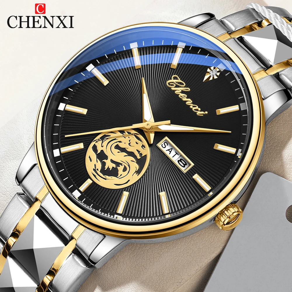 CHENXI 2025 New Mens Watches Casual Quartz Watch Top Brand Luxury Men's Sport Waterproof Clock Wristwatches Hombre Reloj
CHENXI 2025 New Mens Watches Casual Quartz Watch Top Brand Luxury Men's Sport Waterproof Clock Wristwatches Hombre Reloj