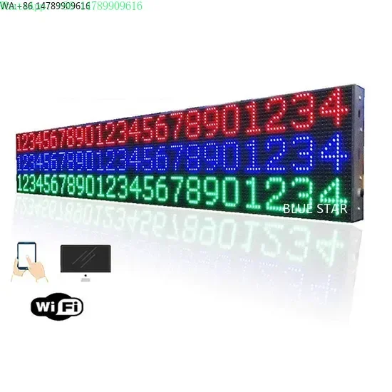 Custom Weatherproof Outdoor LED DisplayCustomizable Dynamic RGB Scrolling Message Display For Signs
Custom Weatherproof Outdoor LED DisplayCustomizable Dynamic RGB Scrolling Message Display For Signs