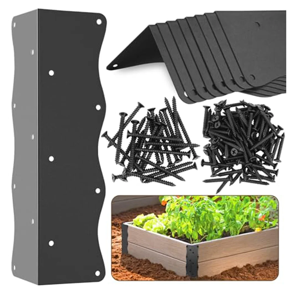 Enhanced Stability System Garden Bed Reinforcement Simple Installation Process Easy Install Metal Brackets Corner Bracket
Enhanced Stability System Garden Bed Reinforcement Simple Installation Process Easy Install Metal Brackets Corner Bracket