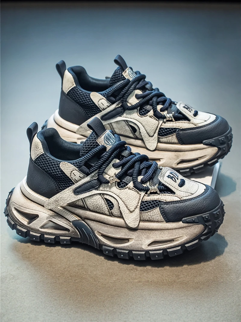Men's Summer Anti-Slip Wear-Resistant Thick Bottom Sports Shoes Outdoor Casual Dad Shoes Slip-On Air Cushion Low Top
Men's Summer Anti-Slip Wear-Resistant Thick Bottom Sports Shoes Outdoor Casual Dad Shoes Slip-On Air Cushion Low Top