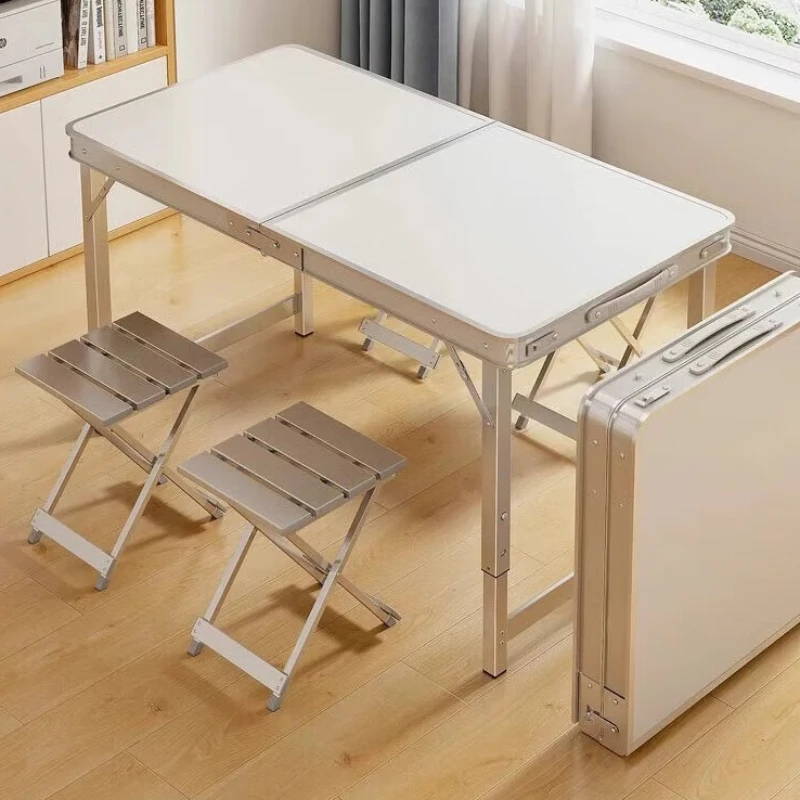 Folding table portable outdoor camping stall night market barbecue table aluminum alloy folding picnic table simple dining table
Folding table portable outdoor camping stall night market barbecue table aluminum alloy folding picnic table simple dining table