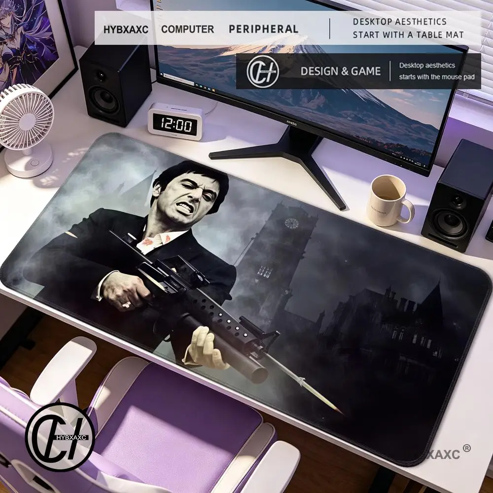 HYBXAXC Movie S-carface 1983 Mouse Pad Non-slip Desk Mat PC Laptop Accessories Rubber Keyboard Gamers Decoracion
HYBXAXC Movie S-carface 1983 Mouse Pad Non-slip Desk Mat PC Laptop Accessories Rubber Keyboard Gamers Decoracion