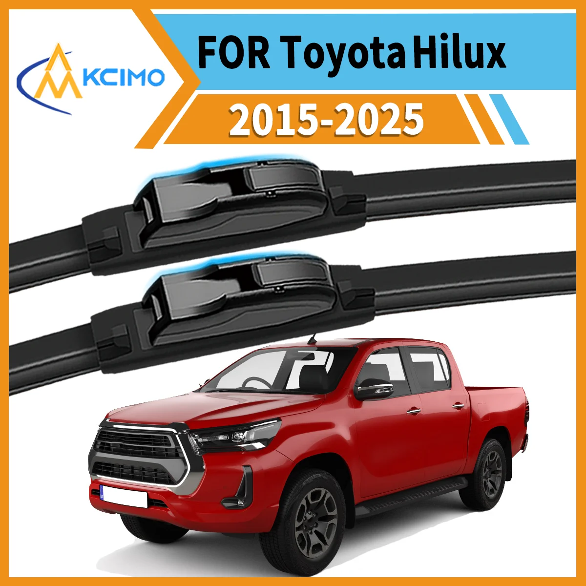 Smooth & Silent Wiping 2PCS Wiper Blades for Toyota Hilux AN110 AN120 2015-2025 All-Weather Performance Clear View Safe Driving
Smooth & Silent Wiping 2PCS Wiper Blades for Toyota Hilux AN110 AN120 2015-2025 All-Weather Performance Clear View Safe Driving