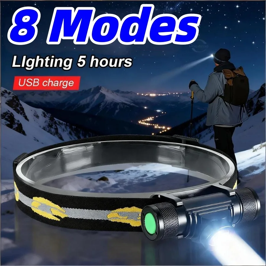 Новейшие портативные светодиодные налобные фонари с дальним светом, многофункциональные, с зарядкой через TYPE-C, для кемпинга, походов, рыбалки.
Новейшие портативные светодиодные налобные фонари с дальним светом, многофункциональные, с зарядкой через TYPE-C, для кемпинга, походов, рыбалки.