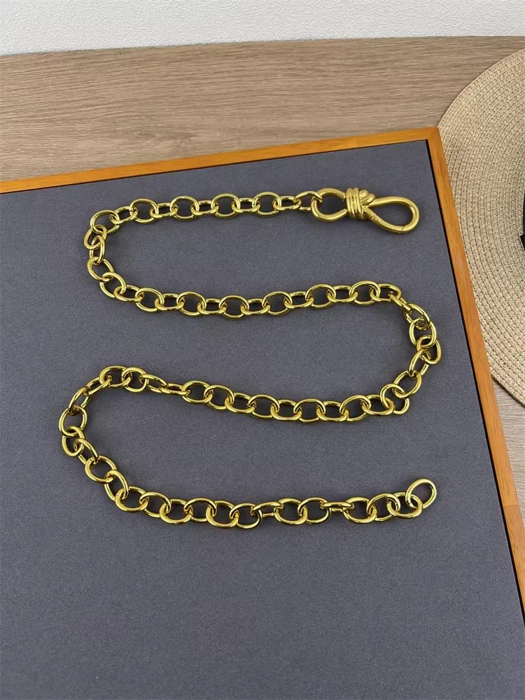 Women's Fashion Vintage Gold Metal Chain Corset Female Cummerbund Coat Waistband Dress Decration Narrow Belt J600
Women's Fashion Vintage Gold Metal Chain Corset Female Cummerbund Coat Waistband Dress Decration Narrow Belt J600