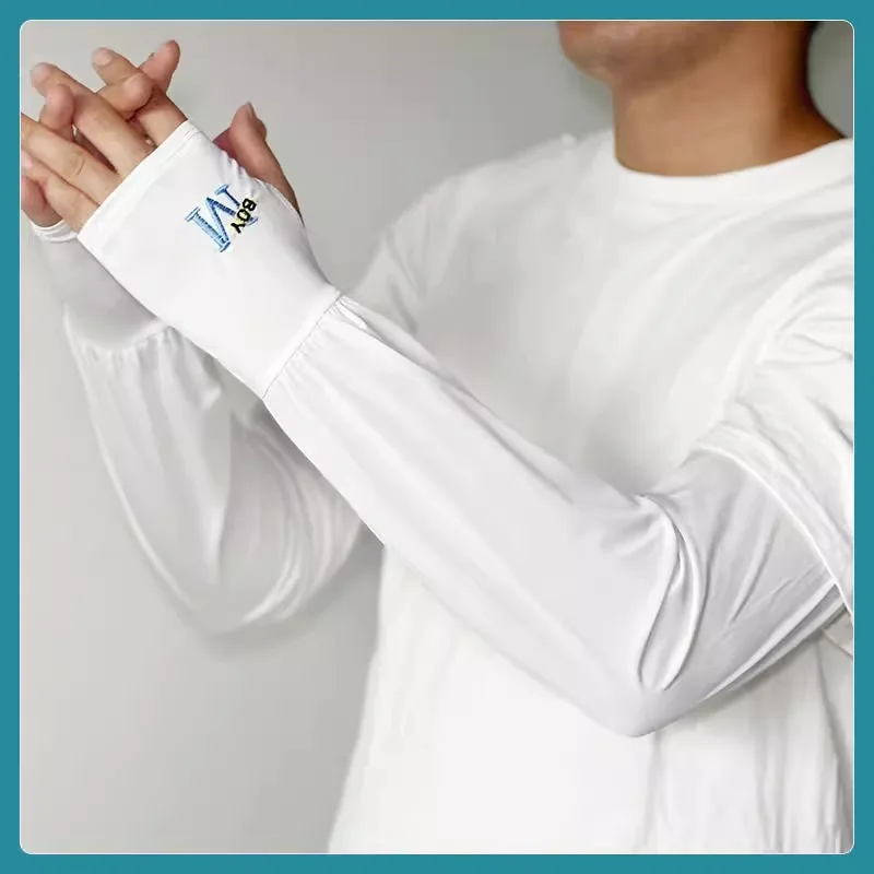 1 Pair Mens Ice Arm Sleeves Sunscreen Elastic Driving Gloves Outdoor UV Protection Arm Cover Sleeves Lightweight Cool Muff New
1 Pair Mens Ice Arm Sleeves Sunscreen Elastic Driving Gloves Outdoor UV Protection Arm Cover Sleeves Lightweight Cool Muff New