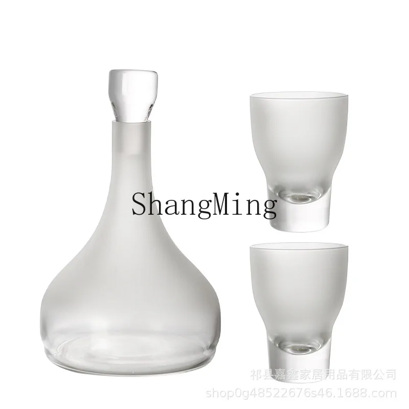 DSA Modern Simple Glass Wine Set Home Decanter Model Room Decorative Wine Set Ornament
DSA Modern Simple Glass Wine Set Home Decanter Model Room Decorative Wine Set Ornament