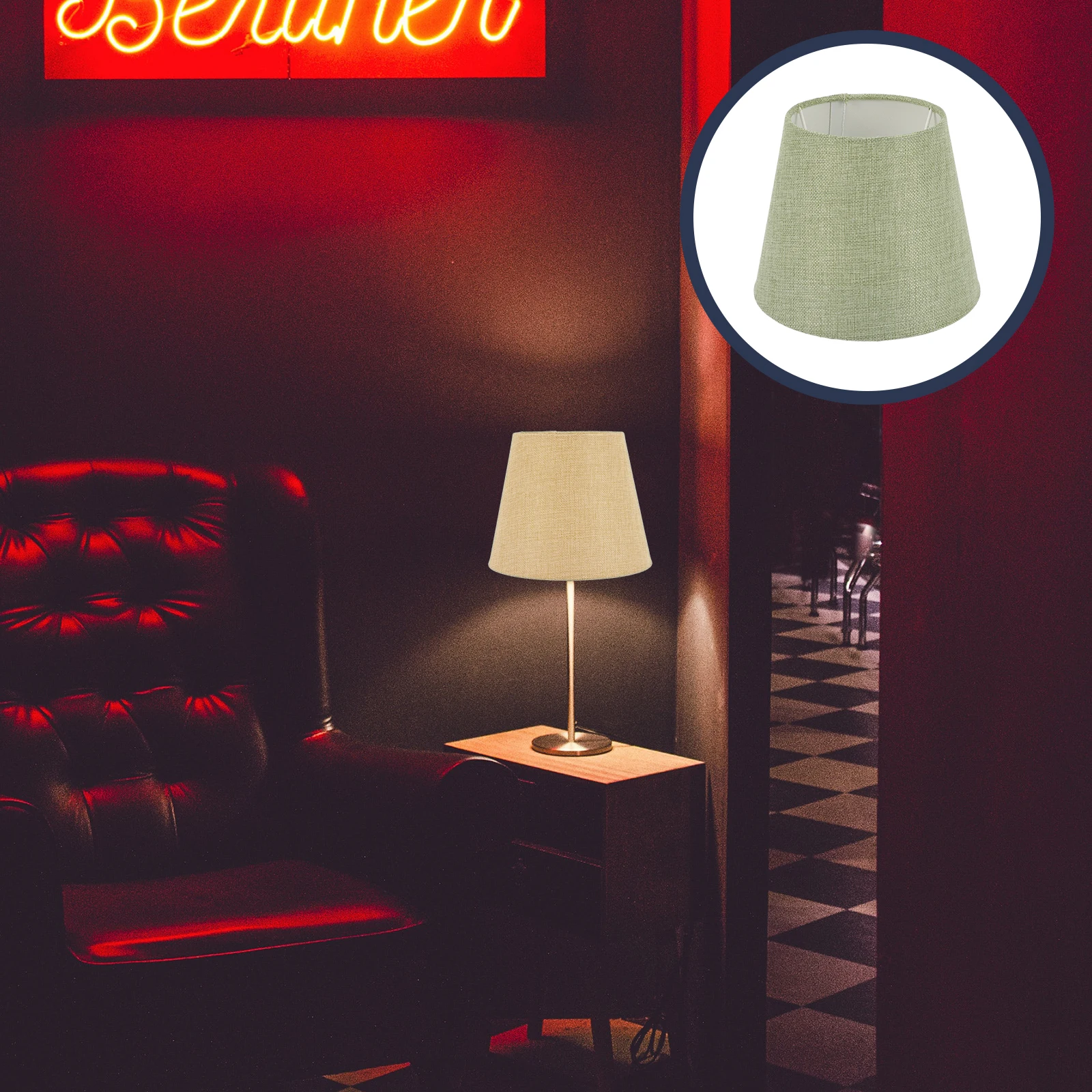 Nordic Style Lamp Shades Black Small Table Lampshades Olive Green Fabric Metal E14 Base Portable Space Saving Lighting
Nordic Style Lamp Shades Black Small Table Lampshades Olive Green Fabric Metal E14 Base Portable Space Saving Lighting