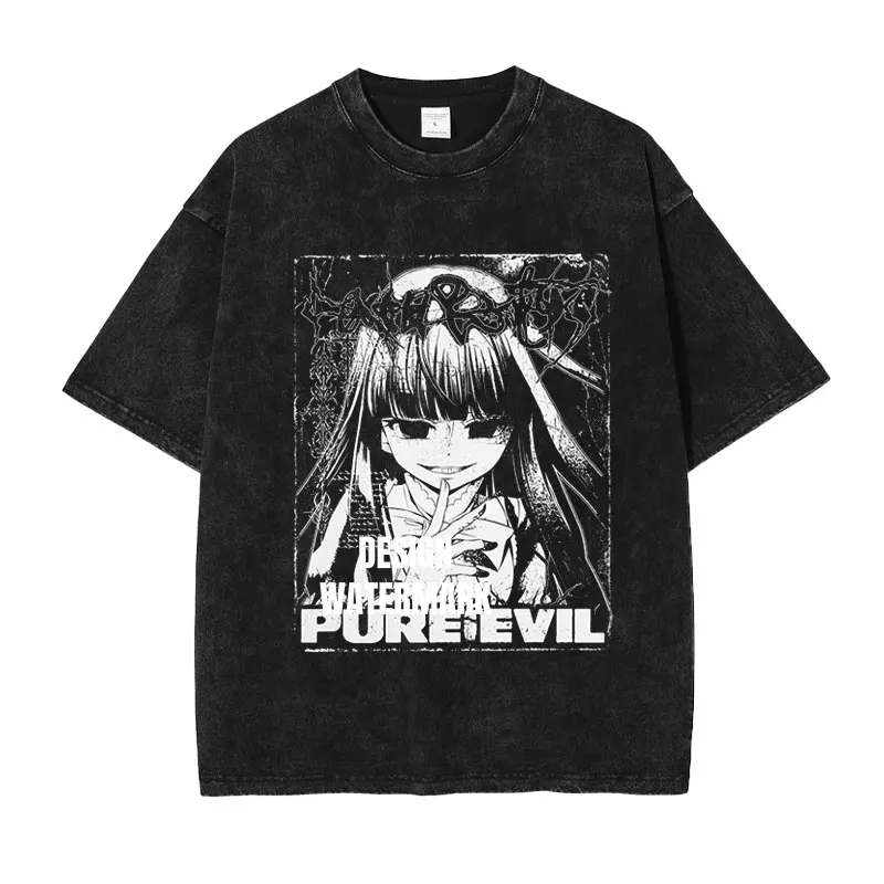 Anime H-Higurashi W-When They Cry T Shirt Oversized Vintage Washed Furude Rika T-shirts Manga Mion Rena Tops Tees 100% Cotton
Anime H-Higurashi W-When They Cry T Shirt Oversized Vintage Washed Furude Rika T-shirts Manga Mion Rena Tops Tees 100% Cotton
