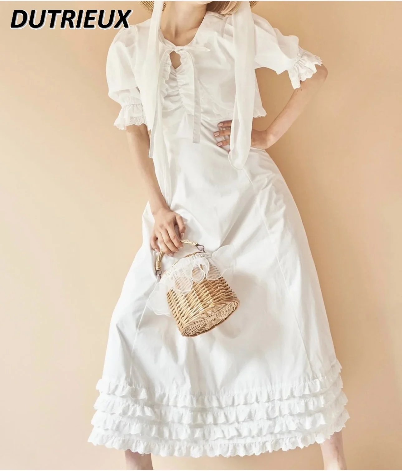 Summer Women's Sleeveless Dress Sling A- Line High Waist Simple Dress Two-Piece Set Solid Color Lace Princess Style Long Dress
Summer Women's Sleeveless Dress Sling A- Line High Waist Simple Dress Two-Piece Set Solid Color Lace Princess Style Long Dress