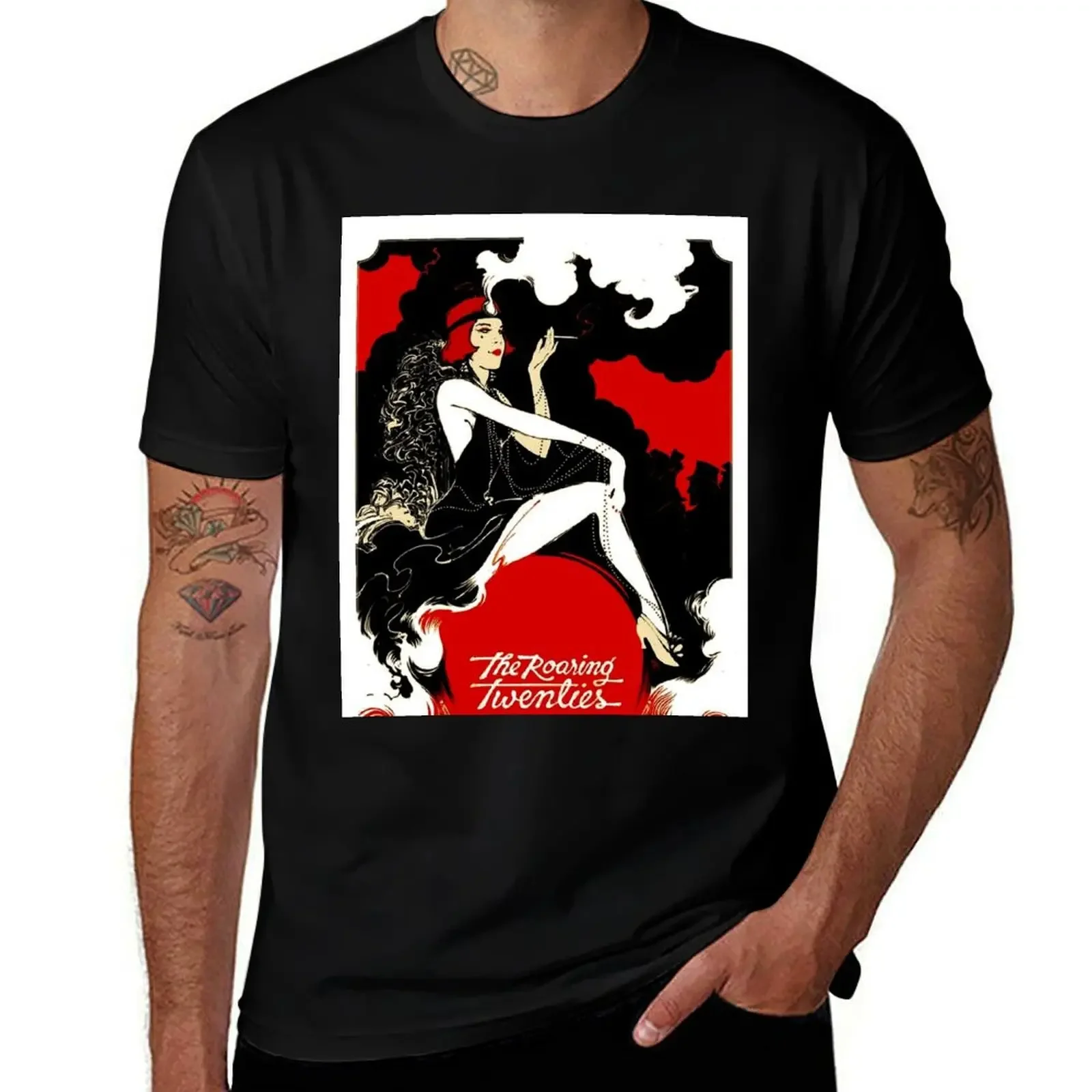 THE ROARING TWENTIES : Vintage Flapper Print T-Shirt anime t shirts summer tops mens t shirts top quality
THE ROARING TWENTIES : Vintage Flapper Print T-Shirt anime t shirts summer tops mens t shirts top quality