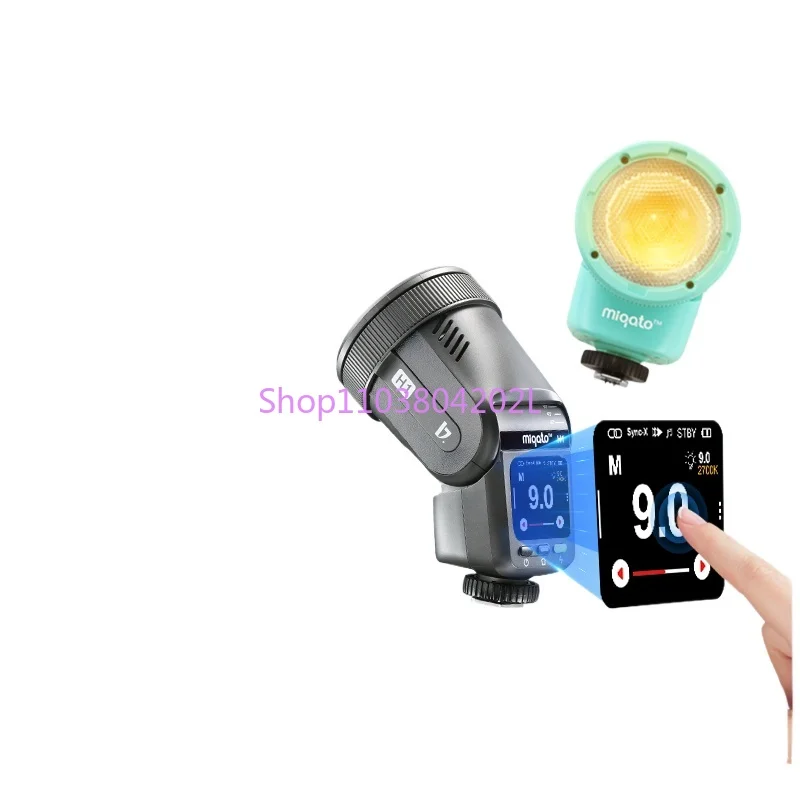 Jinbei H1 Flash Round Head Led Set Top Camera Flash Hot Shoe Light High-speed TTL Off-machine Shooting Suitable for
Jinbei H1 Flash Round Head Led Set Top Camera Flash Hot Shoe Light High-speed TTL Off-machine Shooting Suitable for