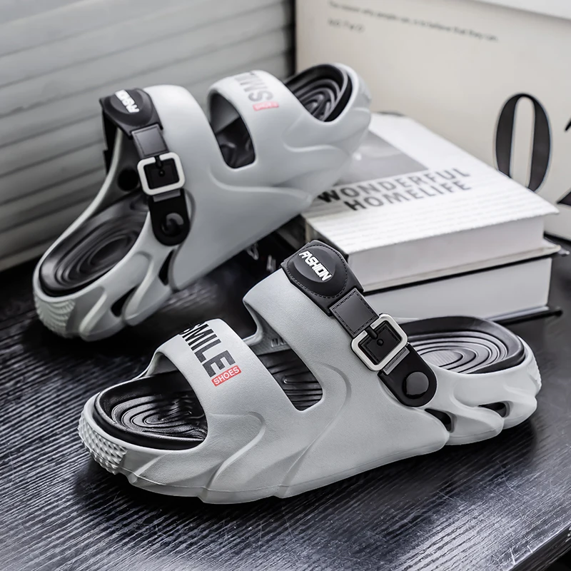 Summer Men's Outdoor Sandals Beach Clogs EVA Soft Slippers Couple Slides Men Casual Water Garden Shoes Male Women Beach Sandals
Summer Men's Outdoor Sandals Beach Clogs EVA Soft Slippers Couple Slides Men Casual Water Garden Shoes Male Women Beach Sandals